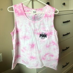 Pink workout tank